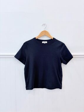 COS Clean Cut T-Shirt in Navy